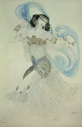 Costume design for Salome in 